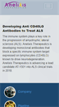 Mobile Screenshot of anelixistherapeutics.com
